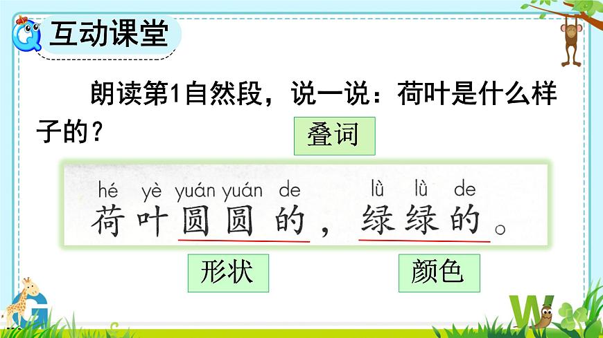 小学语文统编版（2024）一年级下册6.12 荷叶圆圆 课件第6页