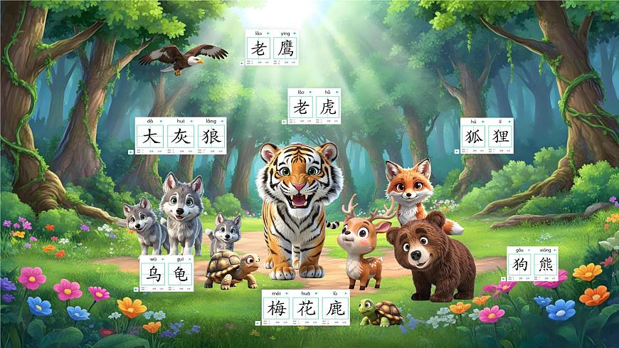 小学语文统编版（2024）一年级下册7.16 动物王国开大会 课件第2页