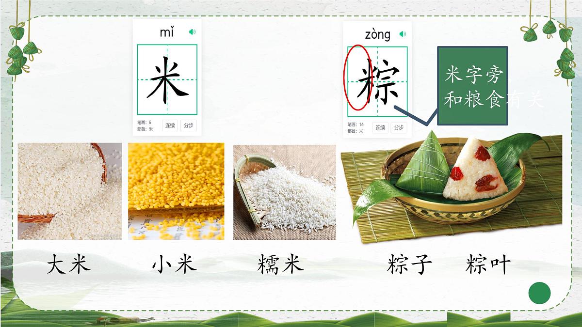 小学 语文统编版（2024）一年级下册4.9 端午粽 课件第6页
