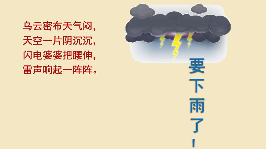 小学语文统编版（2024）二年级下册6.16 雷雨  课件第2页