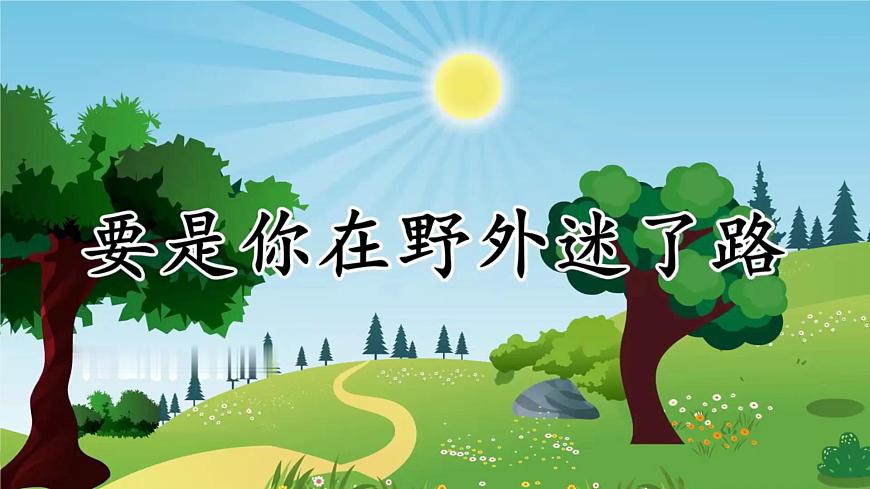小学语文统编版（2024）二年级下册6.17 要是你在野外迷了路 课件第5页