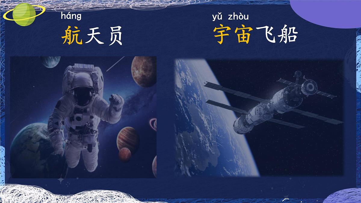 小学语文统编版（2024）二年级下册6.18 太空生活趣事多 课件第1页