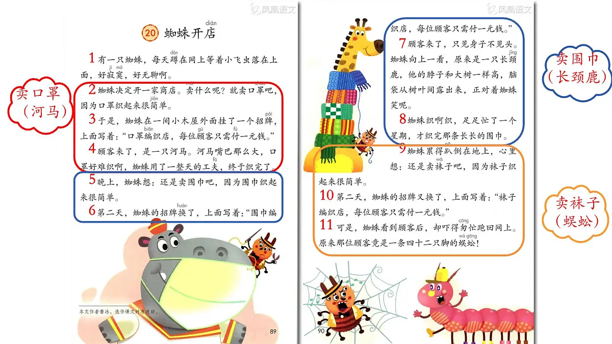 小学语文统编版（2024）二年级下册7.20 蜘蛛开店 课件第6页