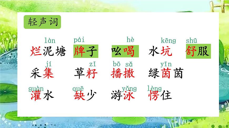 小学语文统编版（2024）二年级下册7.21 青蛙卖泥塘 课件第6页