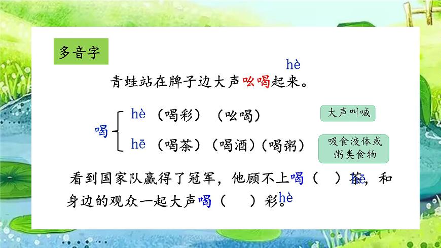 小学语文统编版（2024）二年级下册7.21 青蛙卖泥塘 课件第7页