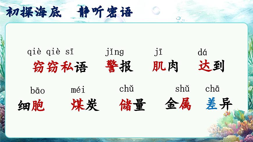 部编版小学语文三年级下册第七单元23《海底世界》课件第7页