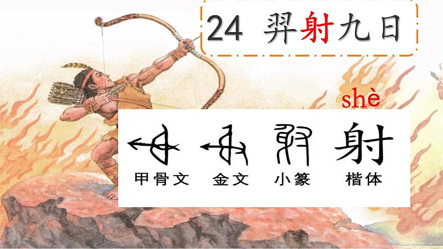 小学语文统编版（2024）二年级下册8.24 羿射九日 课件第2页