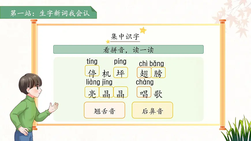 12荷叶圆圆 第1课时 课件 小学语文统编版（2024）一年级下册第六单元第8页