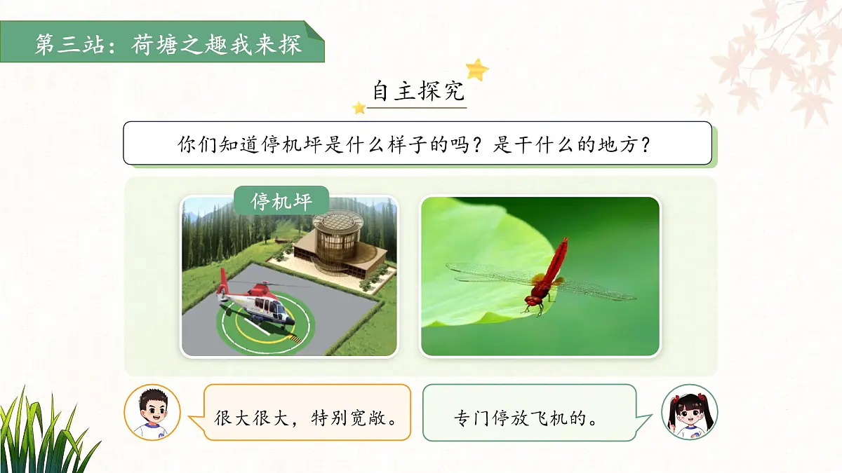 12荷叶圆圆 第2课时 课件 小学语文统编版（2024）一年级下册第六单元第6页