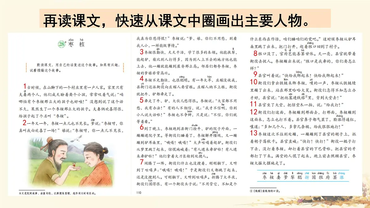 小学语文统编版（2024）三年级下册8.28 枣核 课件第8页