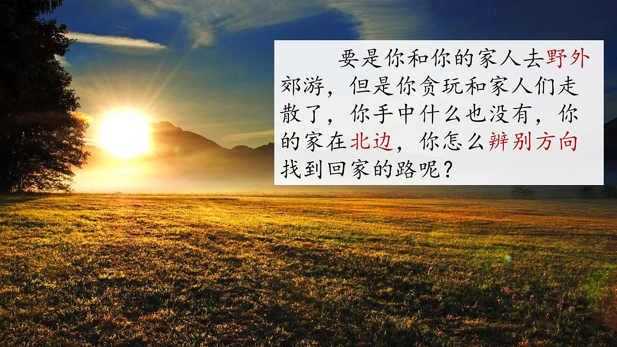 统编版语文二年级下册第17《要是你在野外迷了路》课件第1页