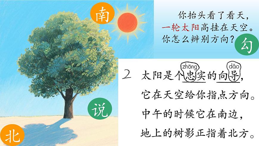 统编版语文二年级下册第17《要是你在野外迷了路》课件第7页