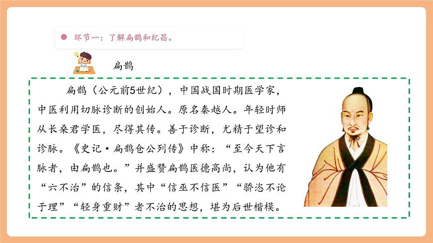 【大单元】统编版四上第八单元第6课时  27.故事二则  扁鹊治病  课件第6页