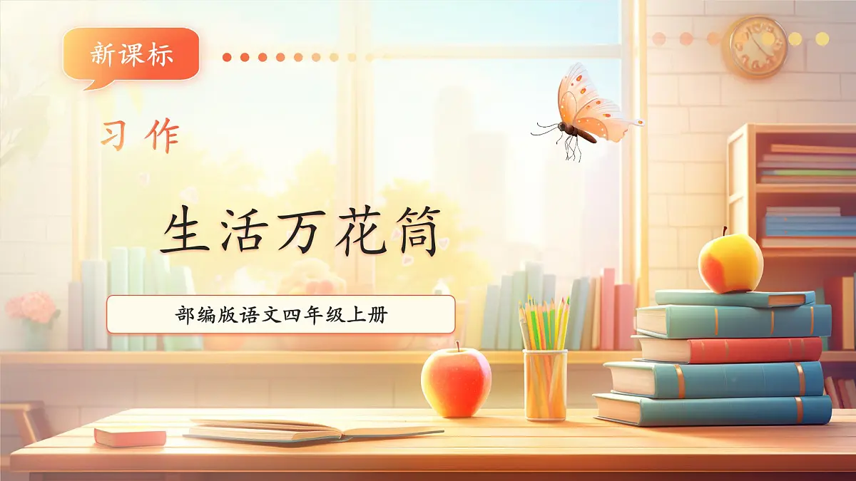 【大单元】统编版四上第8课时 习作 生活万花筒 课件第1页