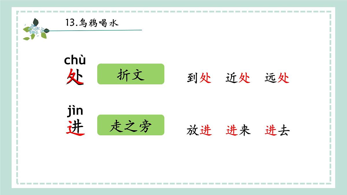 9《乌鸦喝水》课件 部编版语文一年级上册第5页