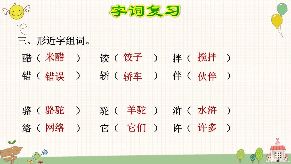 统编版六年级下册语文期末总复习各单元课件第6页