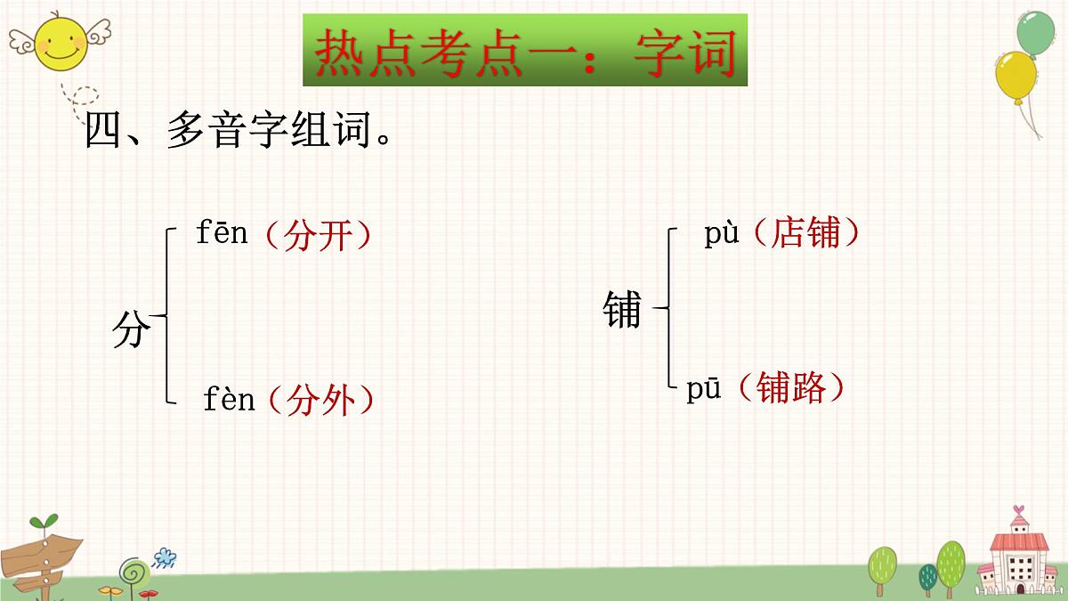 统编版六年级下册语文期末总复习热点考点课件第8页
