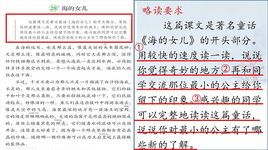 （结合语文作业本设计）统编版小学语文四年级下册28.海的女儿课件一课时第3页