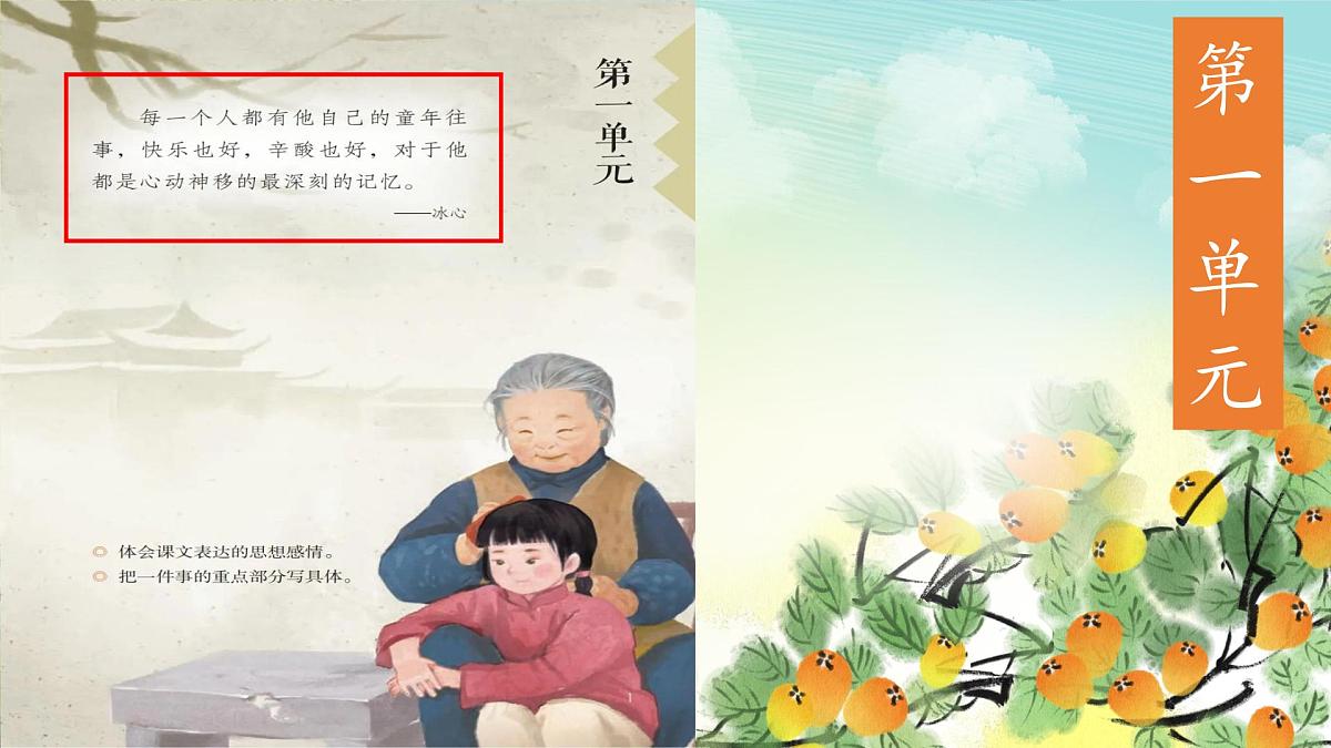 （结合语文   作业本设计）统编版小学语文五年级下册2.祖父的园子课件两课时第1页