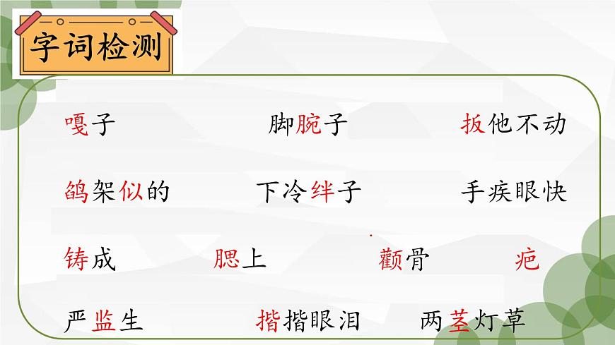 （结合语文   作业本设计）统编版小学语文五年级下册13.人物描写一组课件两课时第5页