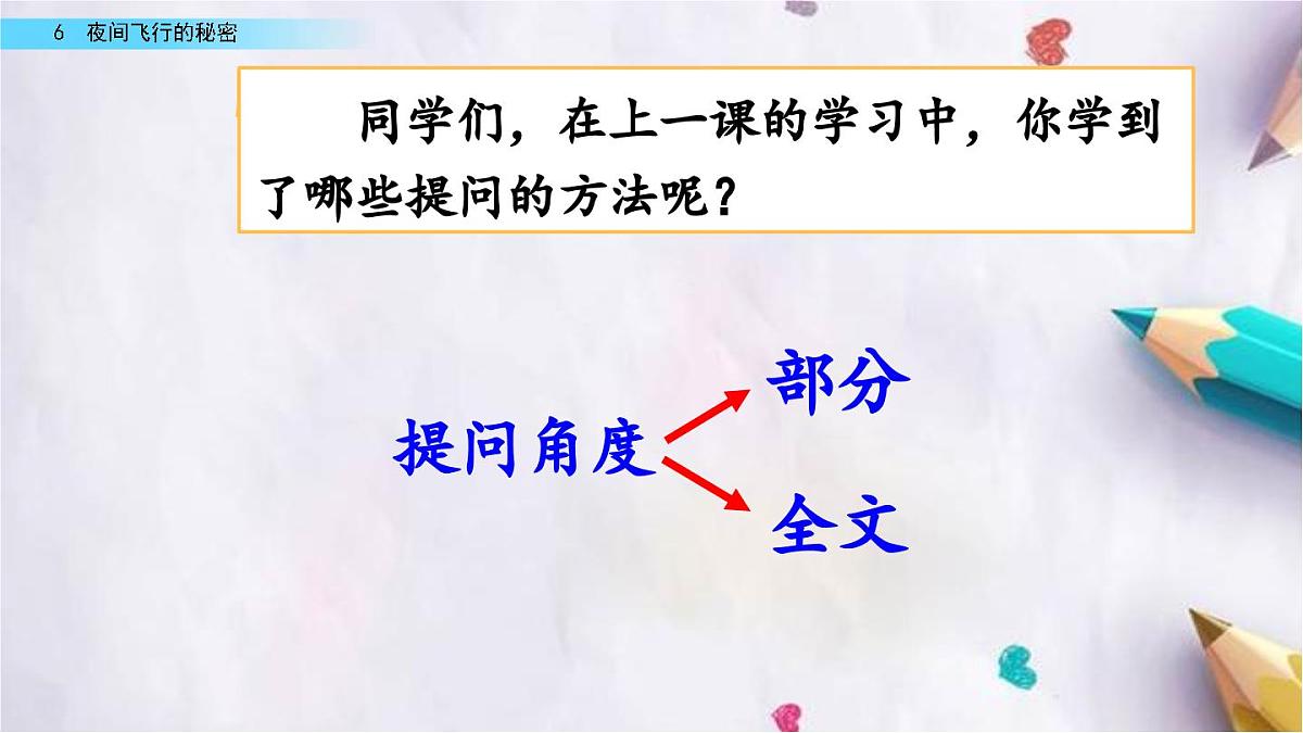 6.夜间飞行的秘密课件  统编版语文四年级上册第1页