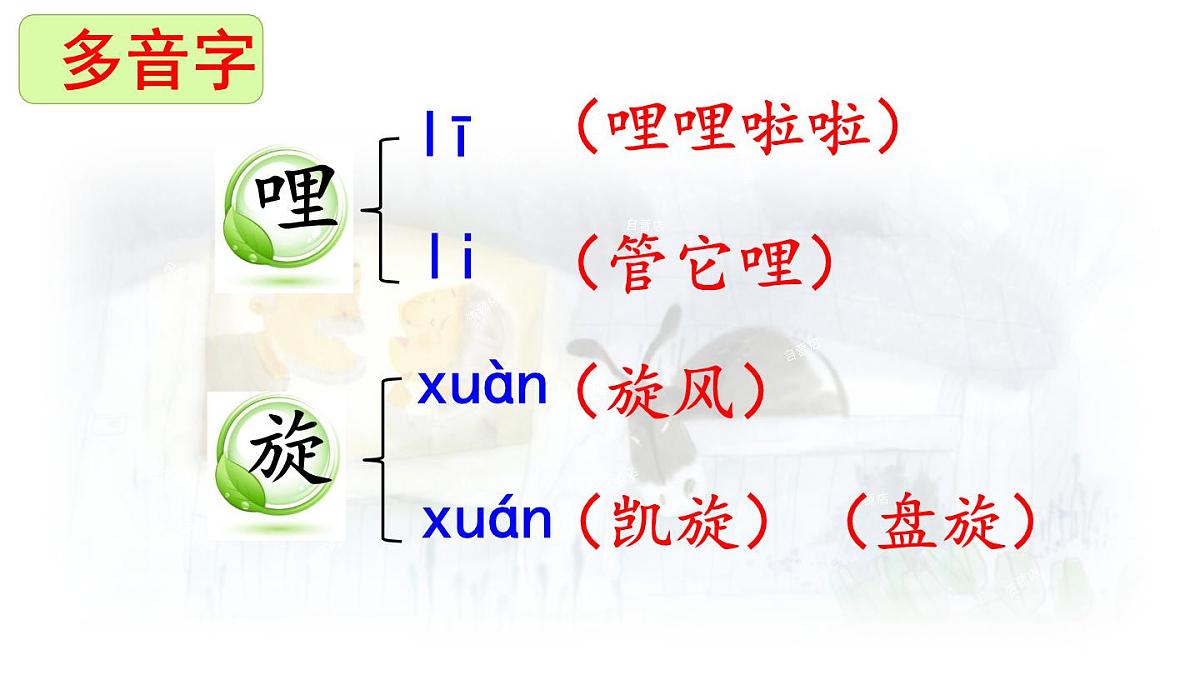 统编版三年级语文下册教学课件《27 漏》第7页