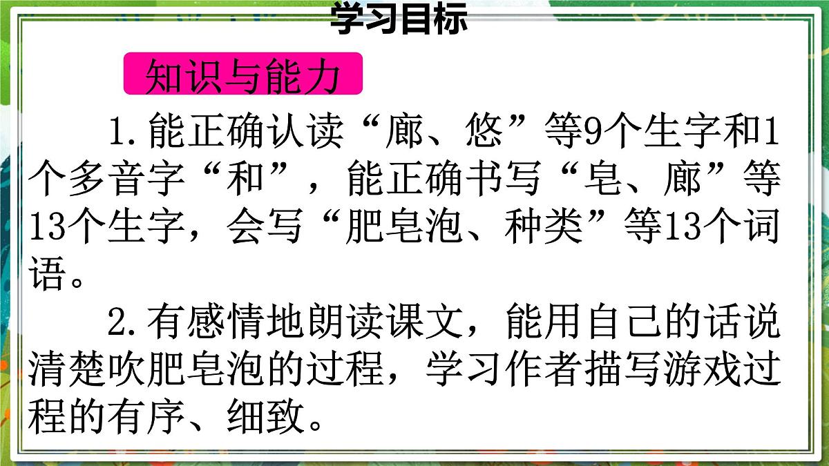 统编版三年级语文下册教学课件《20 肥皂泡》第2页