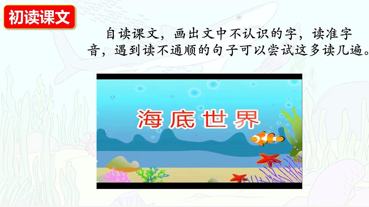 统编版三年级语文下册《23 海底世界》课件第5页