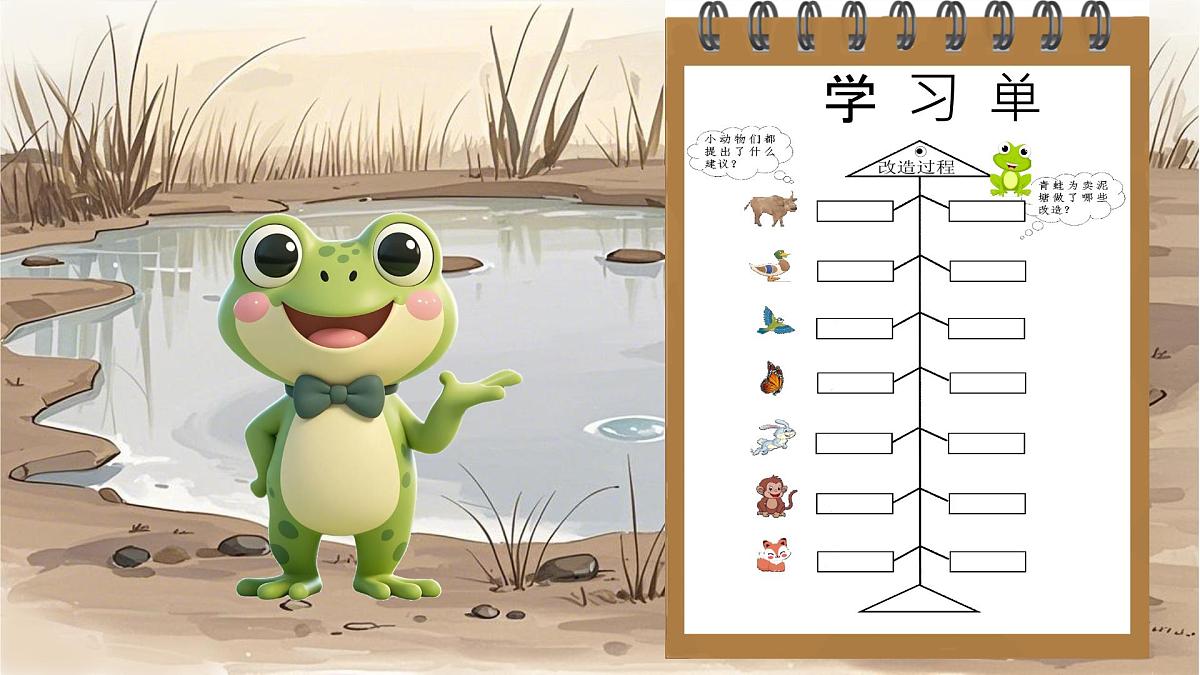 21.《青蛙卖泥塘》课件2024-2025学年统编版语文二年级下册第3页