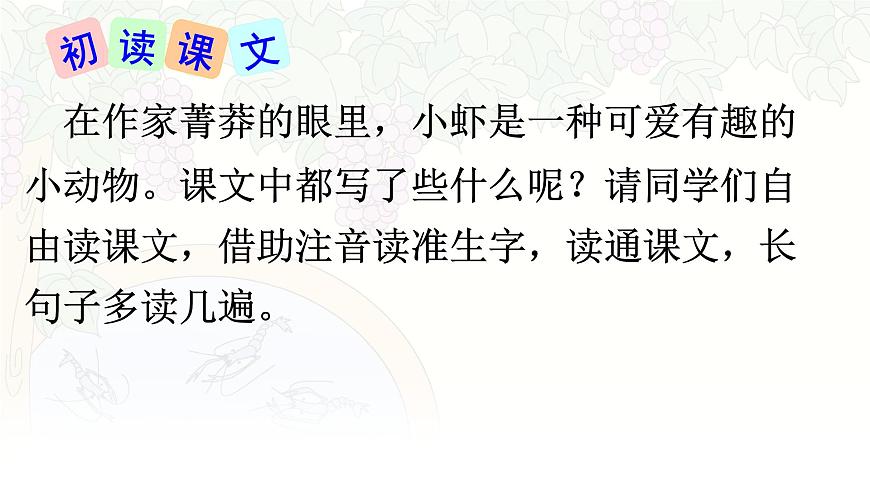 统编版三年级语文下册课件《15 小虾》第5页