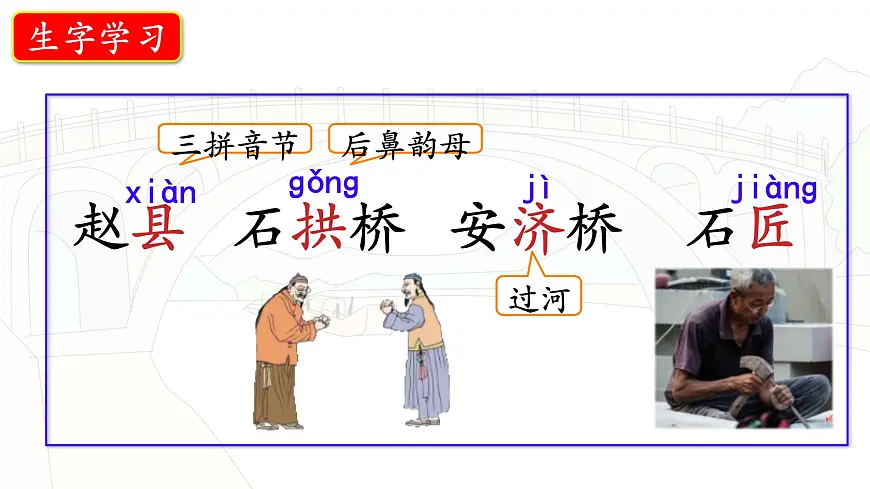 统编版三年级语文下册课件《11 赵州桥》第7页