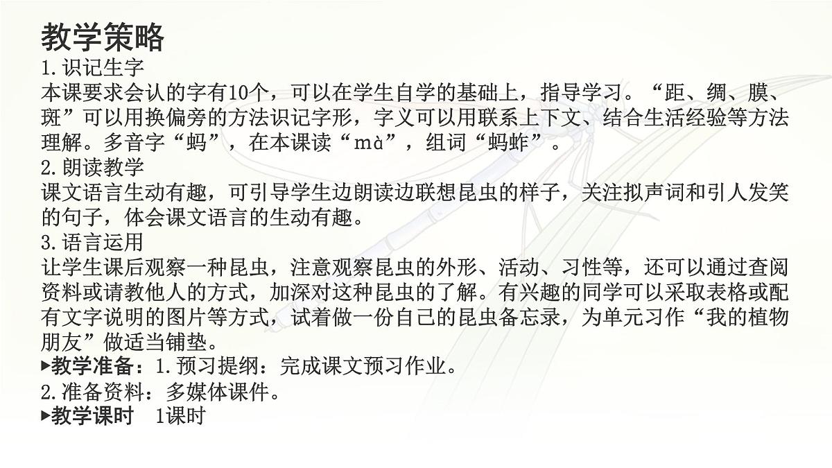 统编版三年级语文下册课件《4昆虫备忘录》第3页