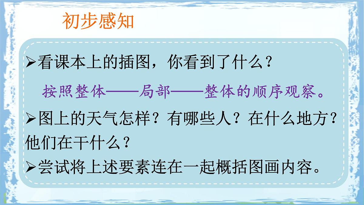 统编版三年级语文下册课件《第二单元习作：看图画，写一写》第7页