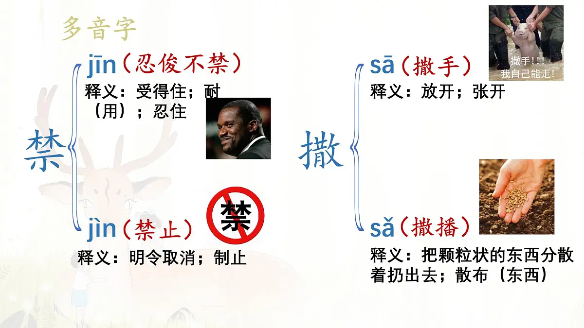 统编版三年级语文下册教学课件《7 鹿角和鹿腿》第7页