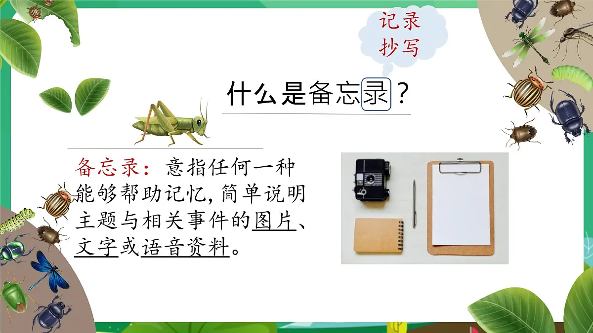 统编版三年级语文下册教学课件《4 昆虫备忘录》第6页