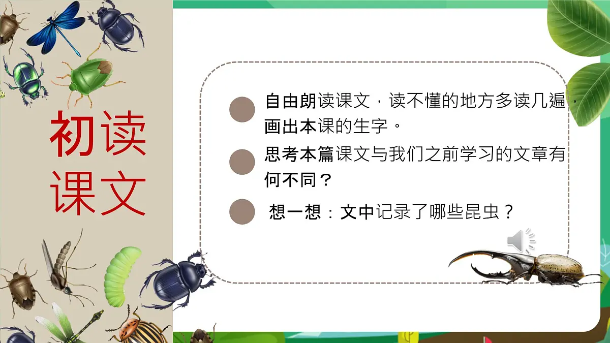 统编版三年级语文下册教学课件《4 昆虫备忘录》第7页