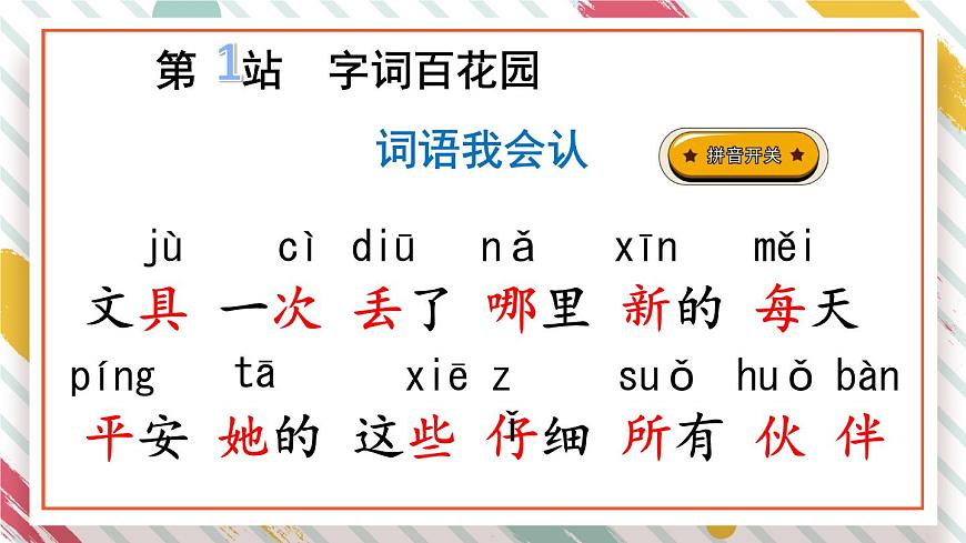 统编版一年级语文下册教学课件《14 文具的家》第4页