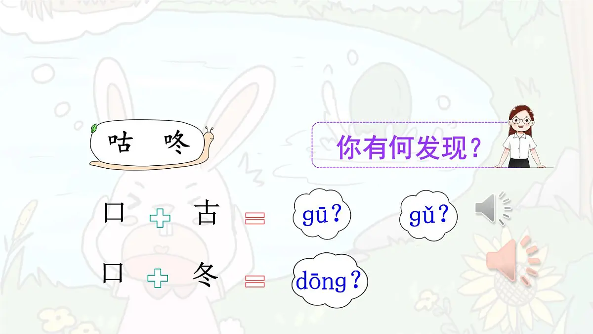 统编版一年级语文下册教学课件《19 咕咚》第1页
