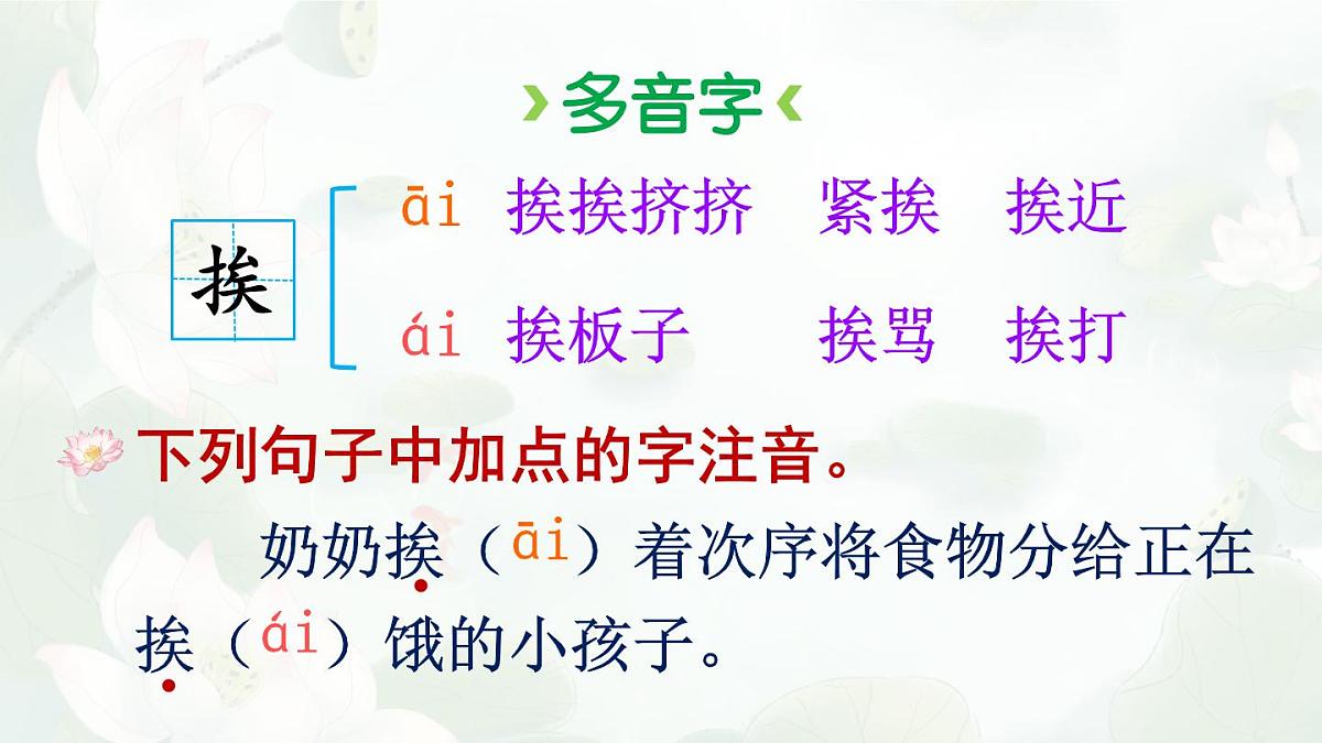 统编版三年级语文下册教学课件《3 荷花》第4页