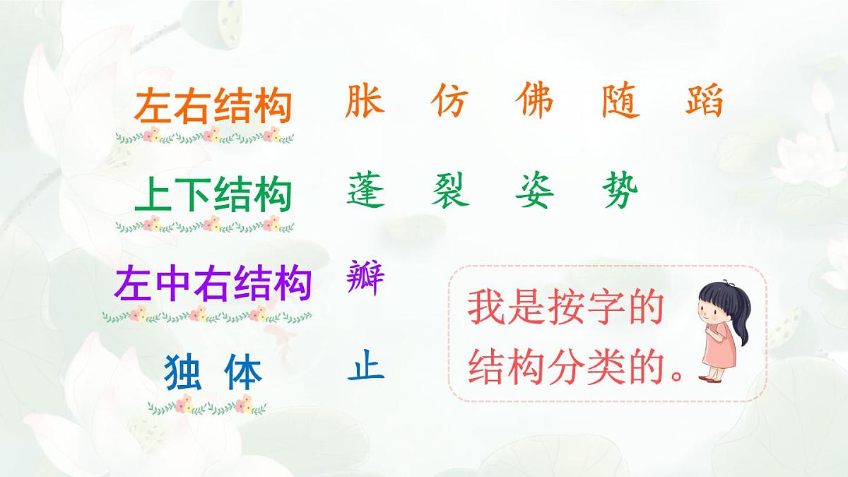 统编版三年级语文下册教学课件《3 荷花》第7页