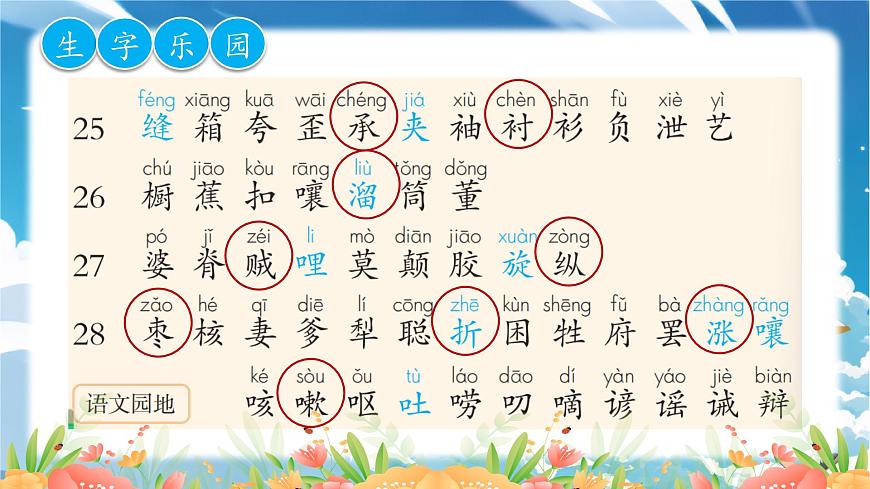 三下第八单元复习课件第4页