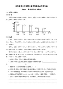 专项9 非连续性文本阅读-2024-2025学年五年级语文下册期中复习高频考点专项训练 统编版-A4