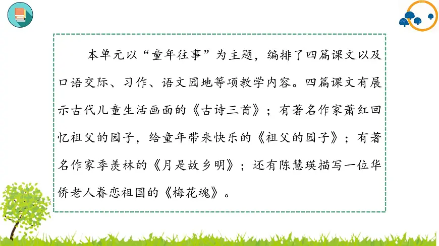 2024--2025年部编版小学语文五年级下册第一单元复习课件第3页