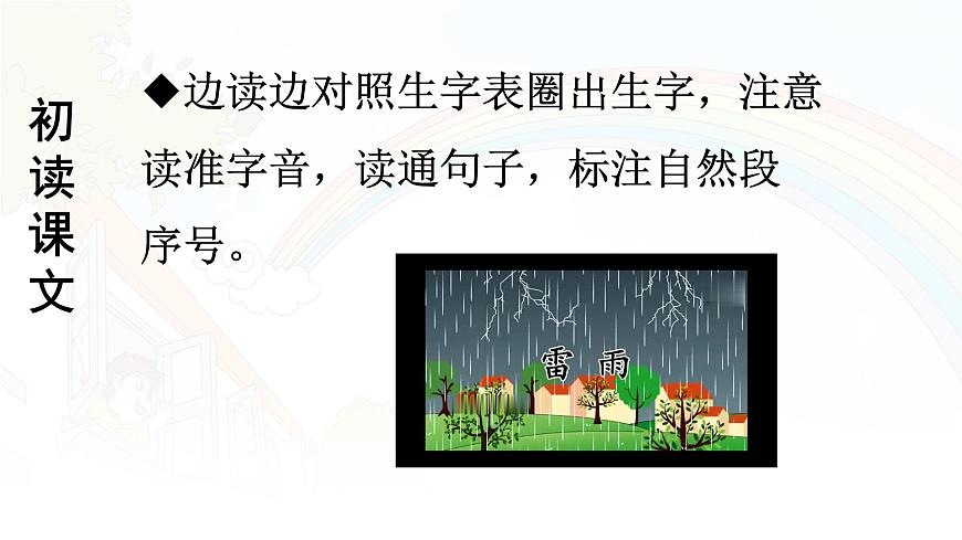 统编版二年级语文下册课件《16 雷雨》第7页
