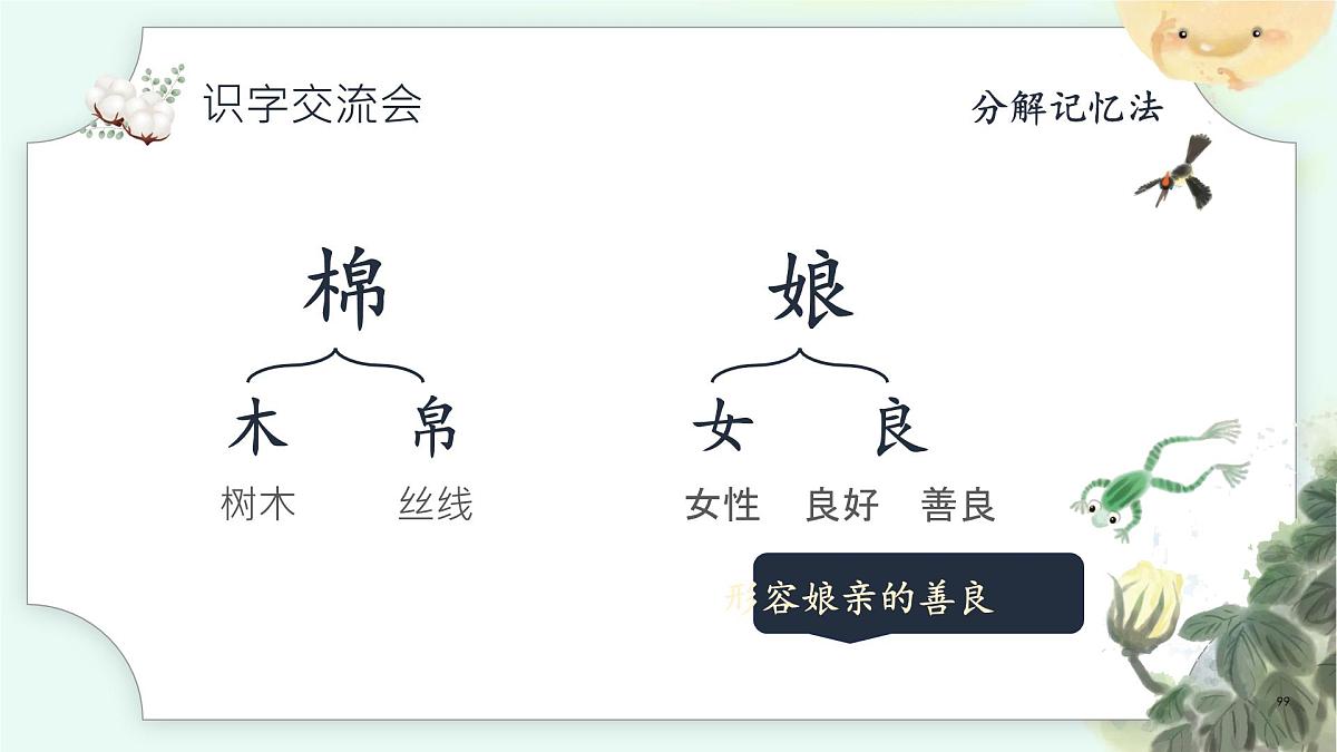 小学 语文 统编版（2024）一年级下册8.18 棉花姑娘第一课时 课件第4页