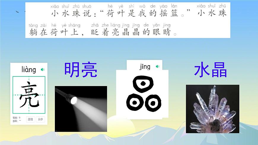 小学语文统编版（2024）一年级下册6.12 荷叶圆圆 课件第8页