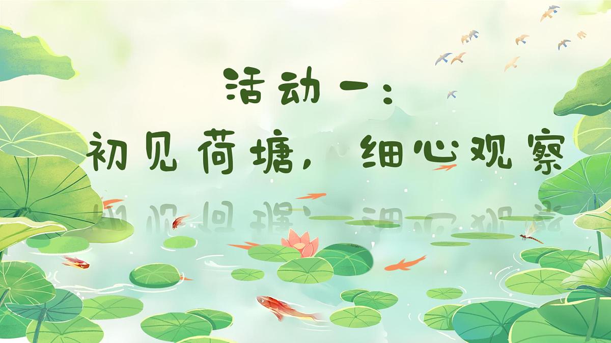 小学语文统编版（2024）一年级下册6.12 荷叶圆圆 课件第2页