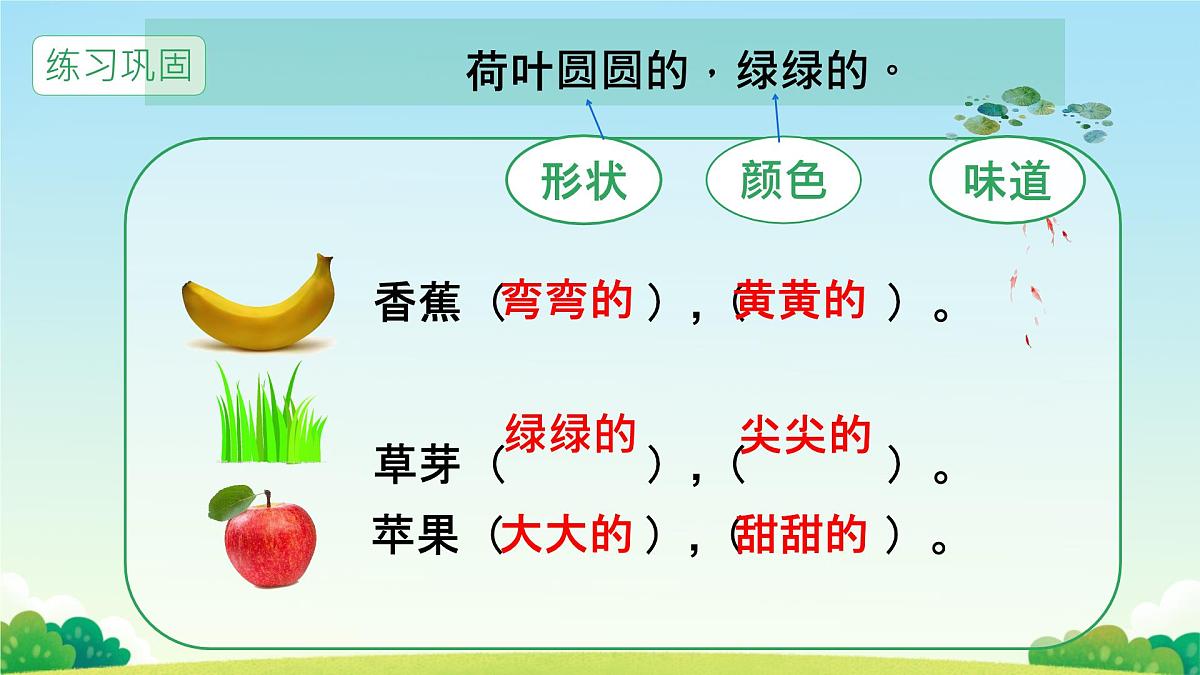 小学语文统编版（2024）一年级下册6.12 荷叶圆圆 课件第7页