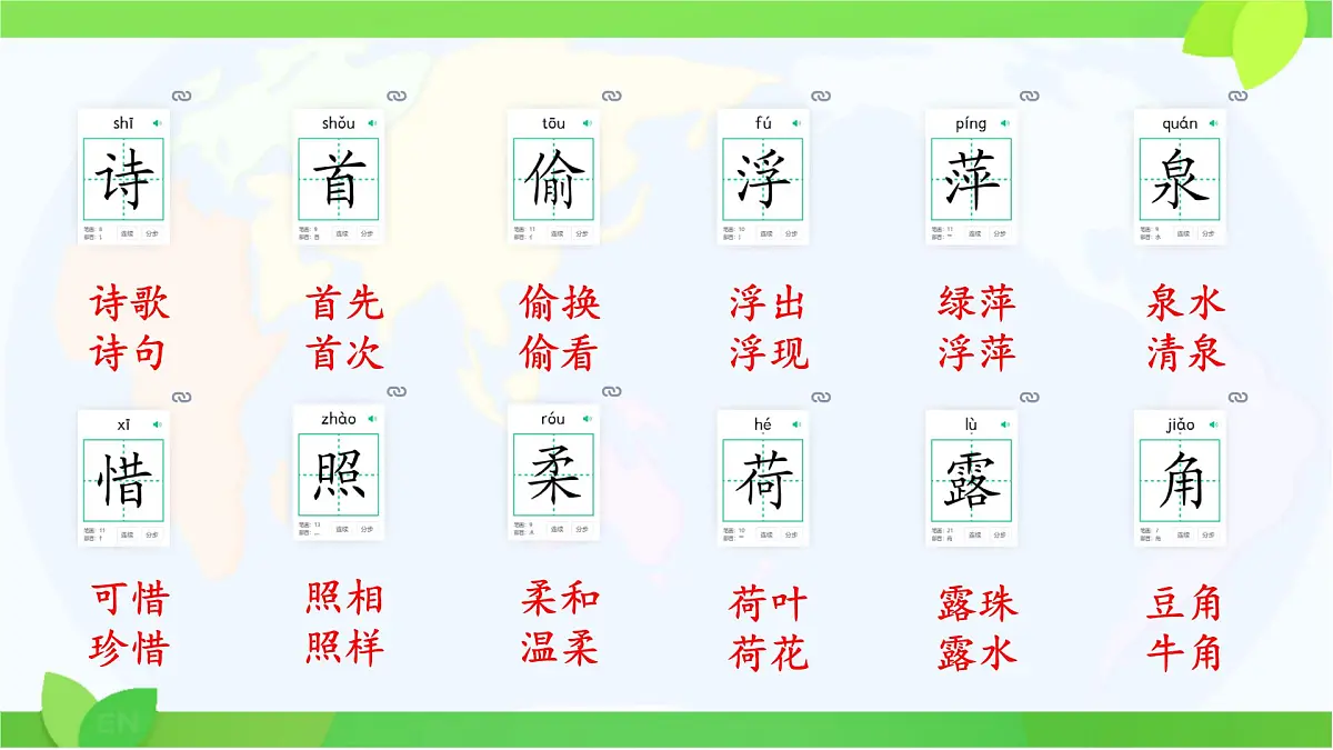 小学语文统编版（2024）一年级下册6.10 古诗二首 课件第3页