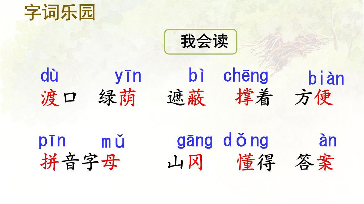 统编版二年级语文下册教学课件《9 枫树上的喜鹊》第6页